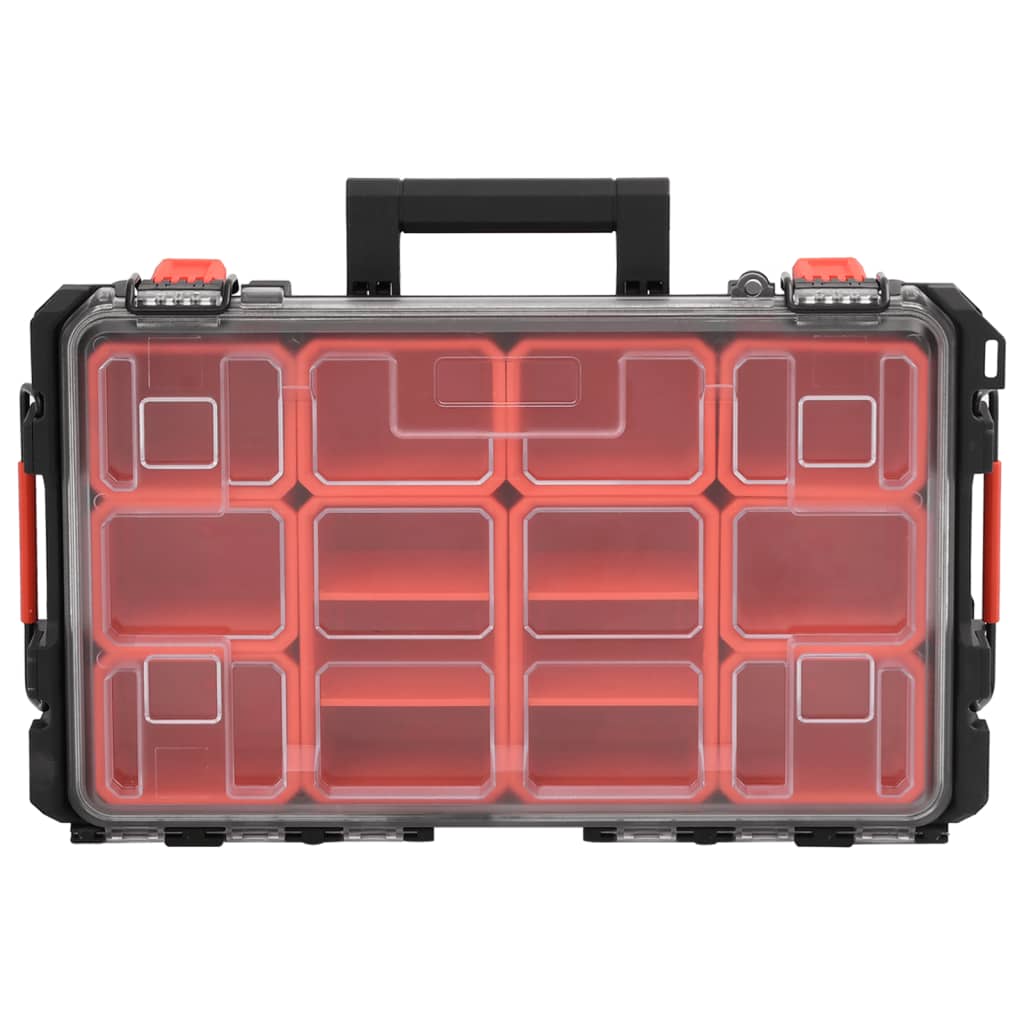 Vidaxl FlightCase Portable 55.5x34.5x13.5 cm pp noir