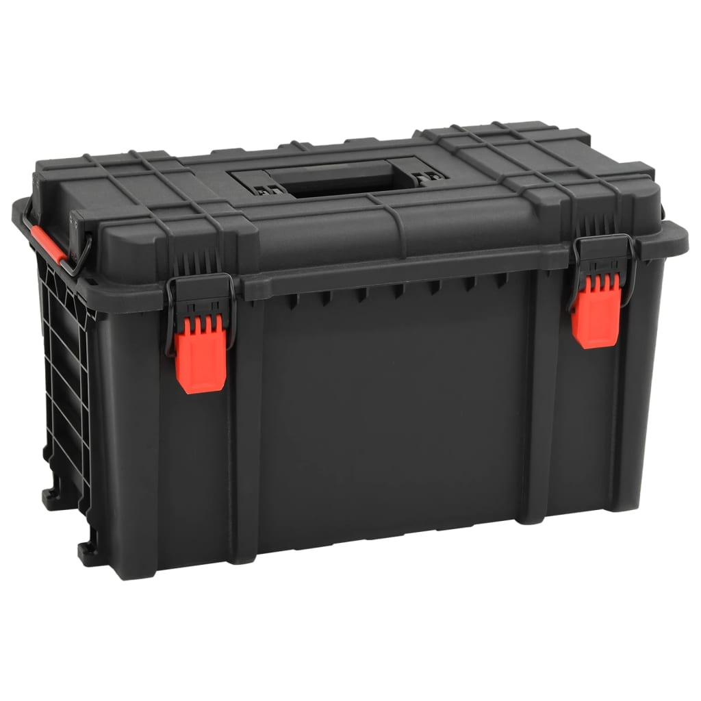 Vidaxl FlightCase portable 57x35x32.5 cm pp noir