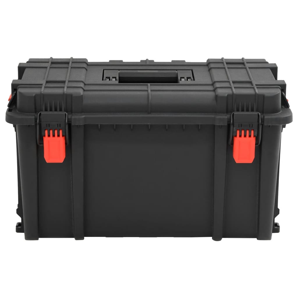 Vidaxl FlightCase portable 57x35x32.5 cm pp noir