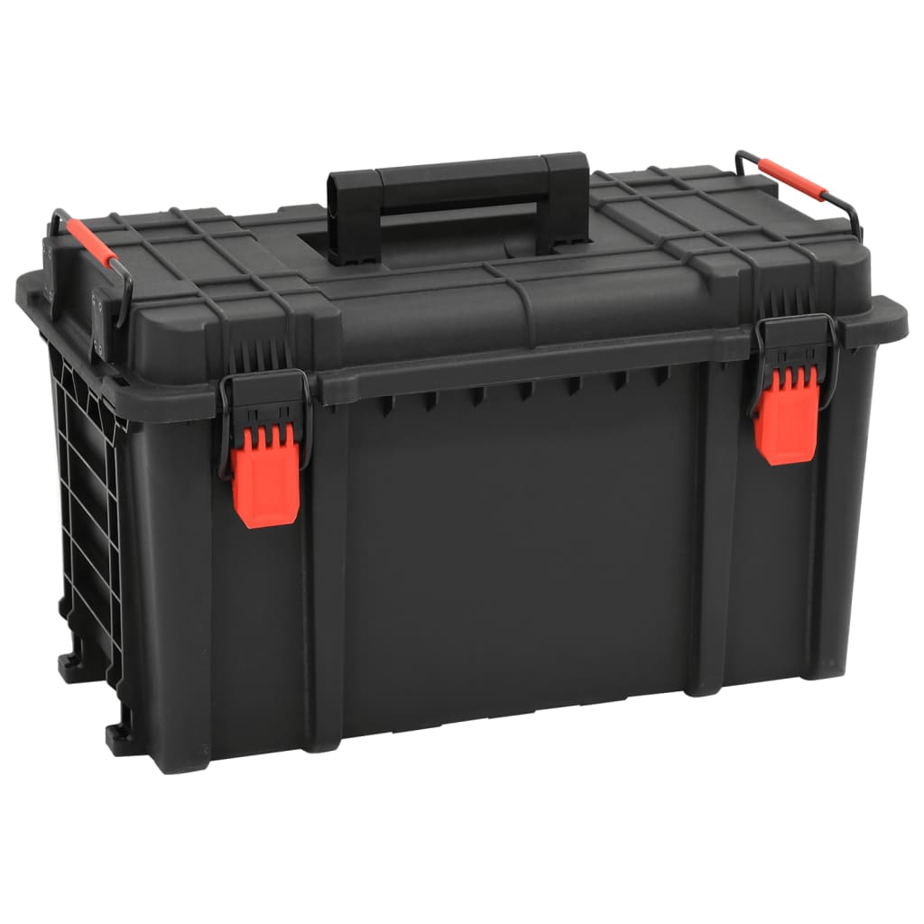 Vidaxl FlightCase portable 57x35x32.5 cm pp noir