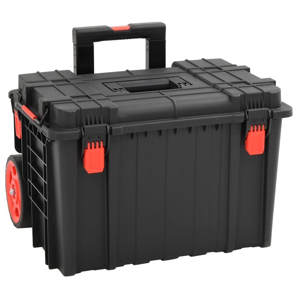 Vidaxl FlightCase Portable 56.5x45.5x48 cm pp noir