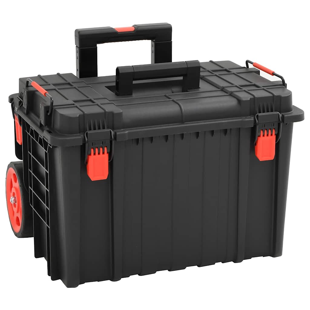 Vidaxl FlightCase Portable 56.5x45.5x48 cm pp noir