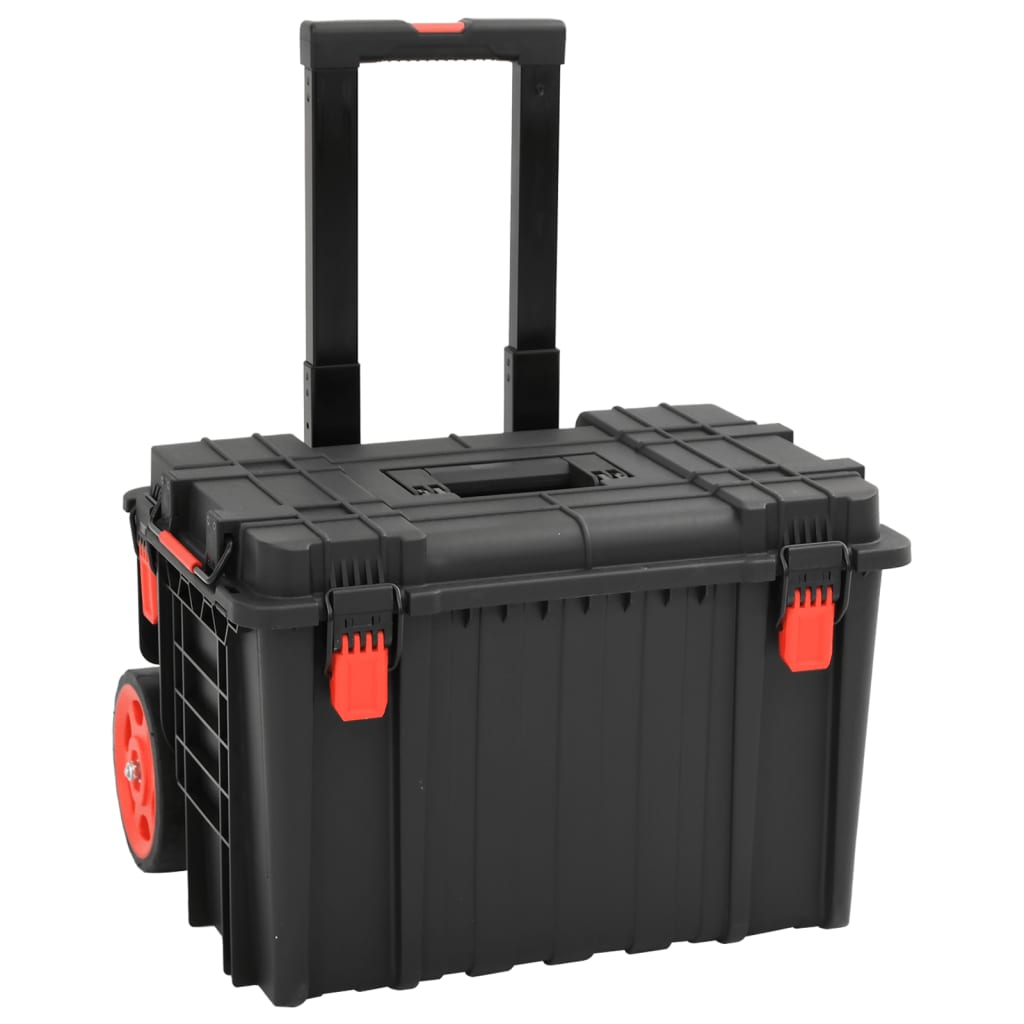 Vidaxl FlightCase Portable 56.5x45.5x48 cm pp noir