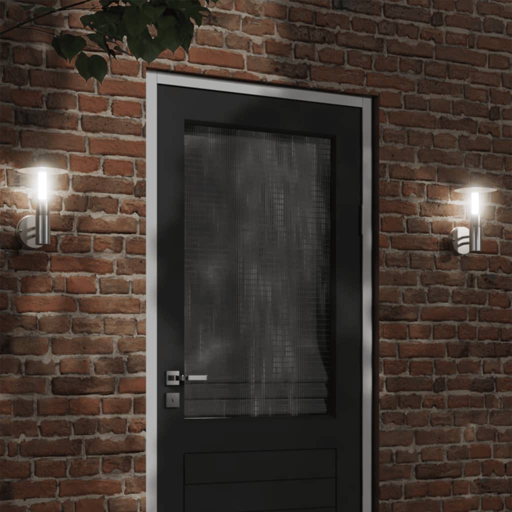 Vidaxl Lampes murales extérieures 2 St