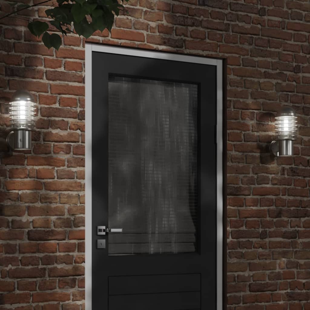 Vidaxl Lampes murales extérieures 2 St