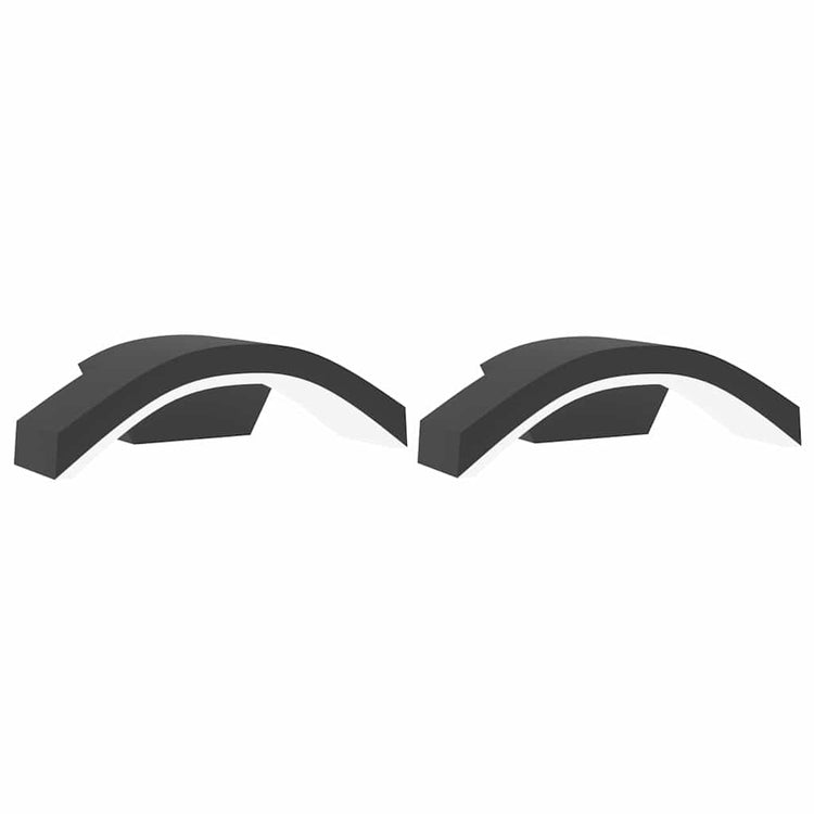 Vidaxl Lampes murales extérieures 2 ST LED Cast Aluminium noir