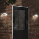 Vidaxl Lampes murales extérieures 2 ST LED Cast Aluminium noir