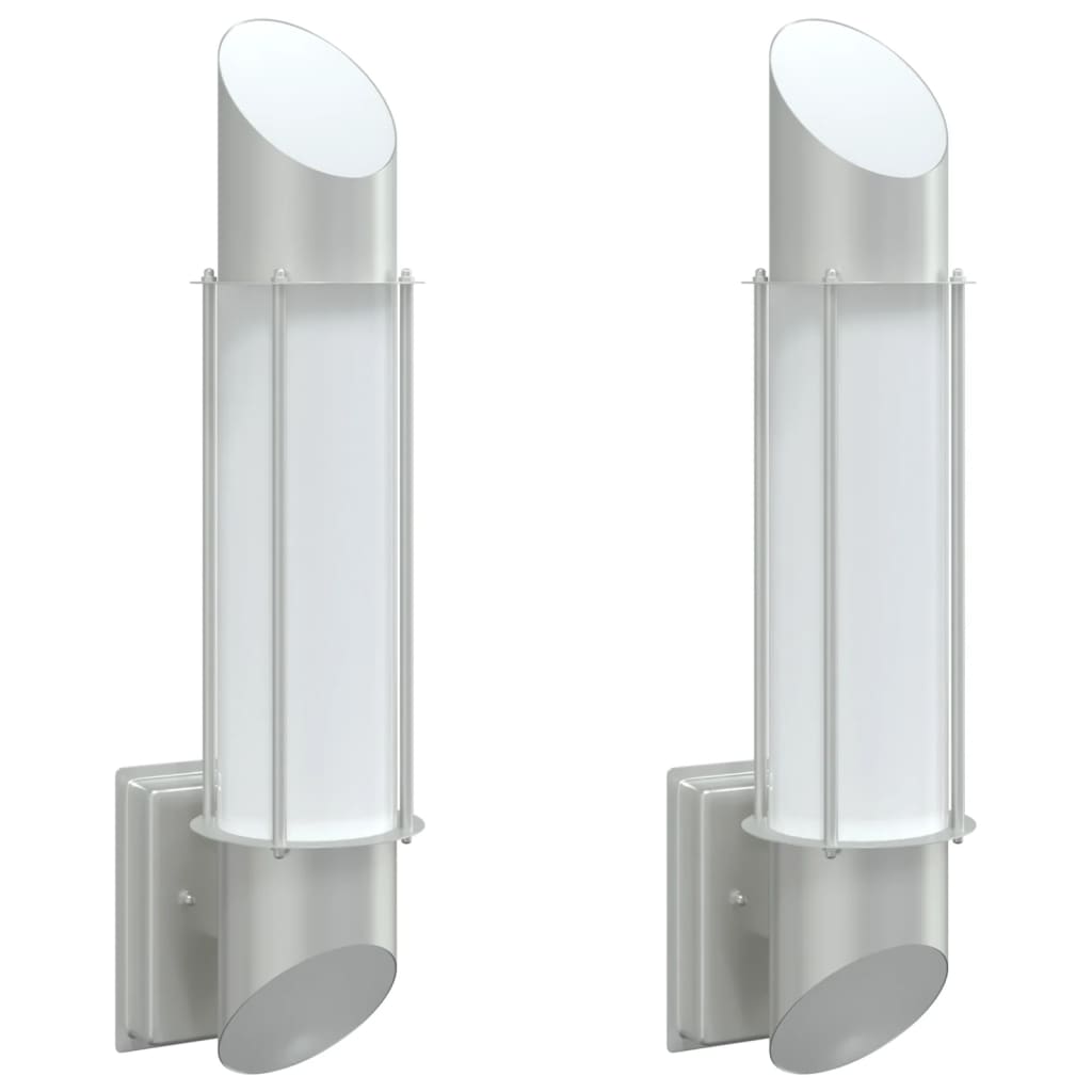 Vidaxl Lampes murales extérieures 2 St