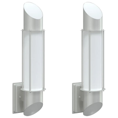 Vidaxl Lampes murales extérieures 2 St