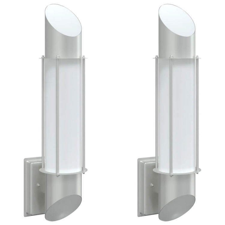 Vidaxl Lampes murales extérieures 2 St