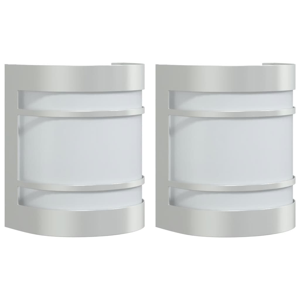 Vidaxl Lampes murales extérieures 2 St