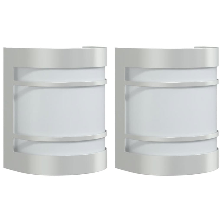 Vidaxl Lampes murales extérieures 2 St