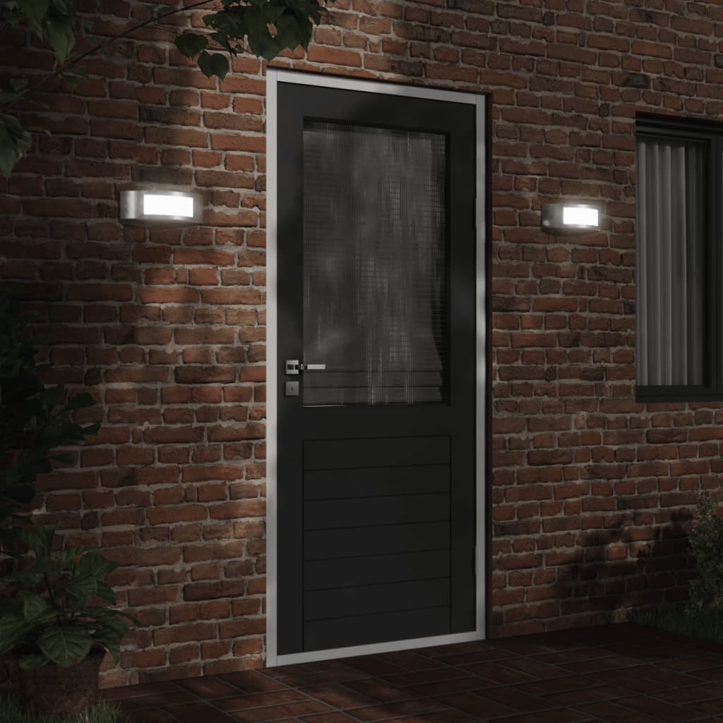 Vidaxl Lampes murales extérieures 2 St