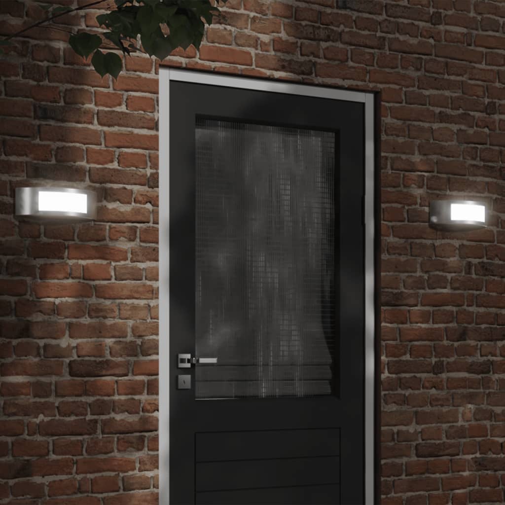 Vidaxl Lampes murales extérieures 2 St