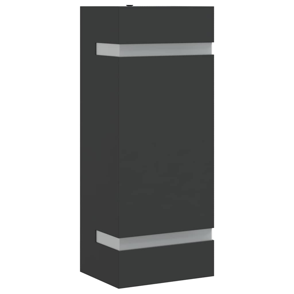 Vidaxl lampe murale extérieure en acier inoxydable noir