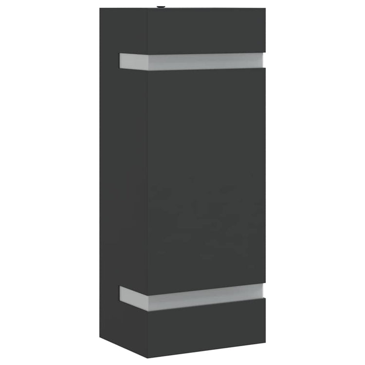 Vidaxl lampe murale extérieure en acier inoxydable noir