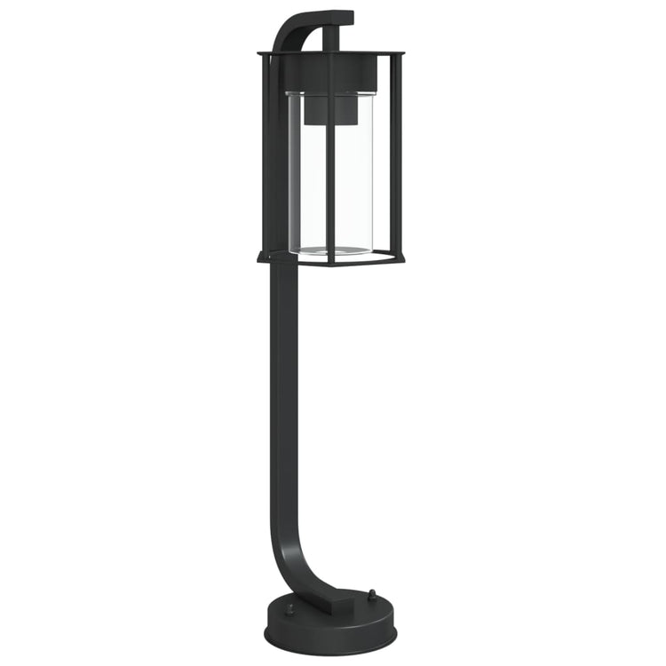 Lampadaire Vidaxl pour l'extérieur de 60 cm en acier inoxydable noir