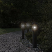 Lampadaire Vidaxl pour l'extérieur de 60 cm en acier inoxydable noir - afbeelding 3