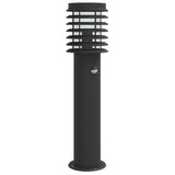Lampadaire Vidaxl pour l'extérieur avec capteur 60 cm en acier inoxydable noir - afbeelding 2