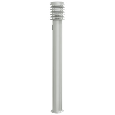 Lampadaire Vidaxl à l'extérieur avec douille de 110 cm en acier inoxydable en acier