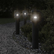 Lampadaire Vidaxl à l'extérieur avec douille de 60 cm en acier inoxydable noir - afbeelding 1