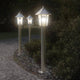 Vidaxl lampadaire extérieur 80 cm en acier inoxydable argent couleur