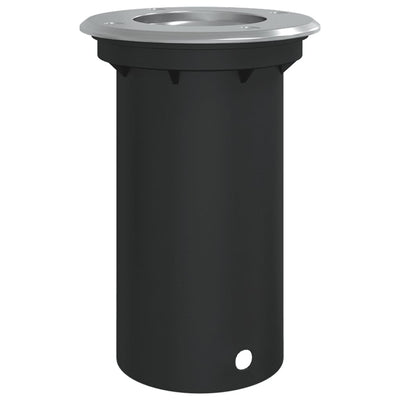 Vidaxl Éclairage de sol extérieur autour de 10,5x10,5 cm coulé en aluminium noir