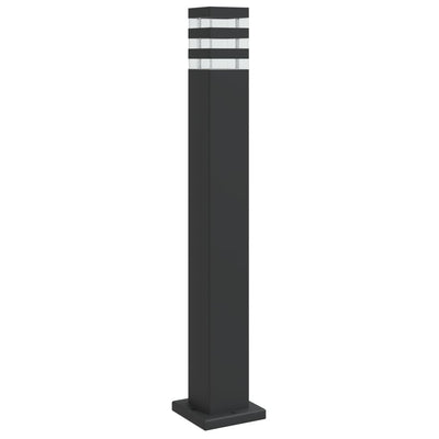 Lampadaires Vidaxl pour l'extérieur de 80 cm en aluminium noir
