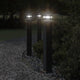 Lampadaires Vidaxl pour l'extérieur de 80 cm en aluminium noir