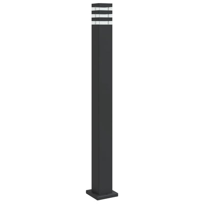 Vidaxl Lampadaire extérieur 110 cm en aluminium noir