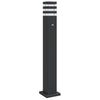 Lampadaire Vidaxl pour l'extérieur avec du capteur 80 cm en aluminium noir