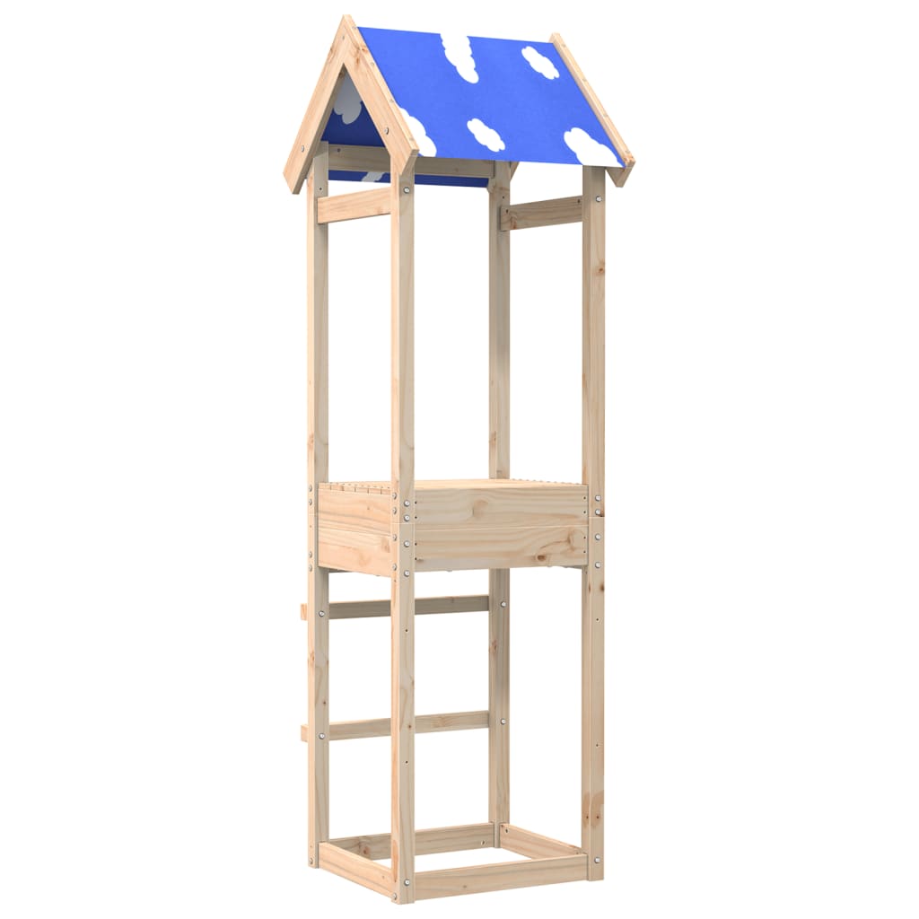 Vidaxl Play Tower 52.5x46.5x195 cm Pine solide