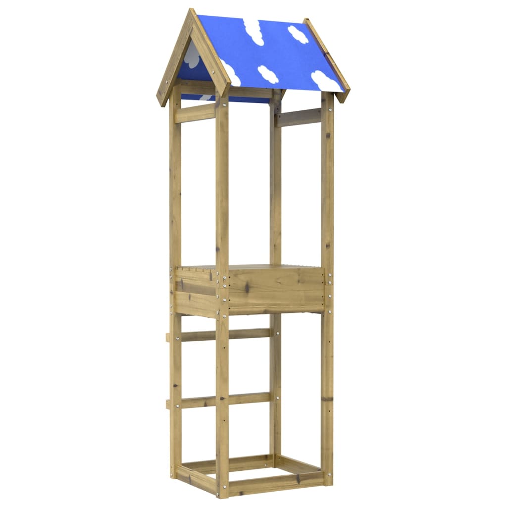 Vidaxl Play Tower 52.5x46.5x195 cm Pine imprégnée
