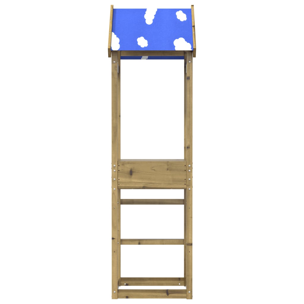 Vidaxl Play Tower 52.5x46.5x195 cm Pine imprégnée