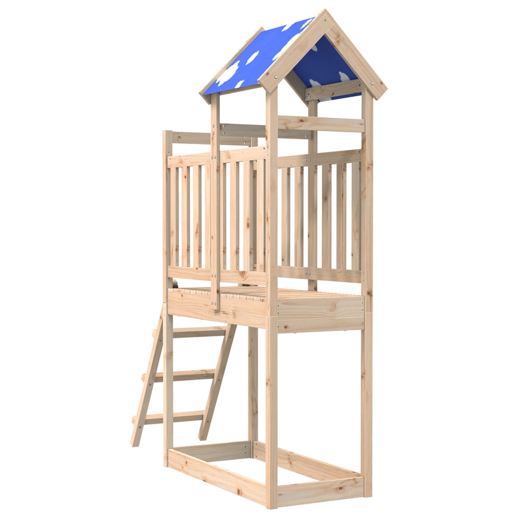 Vidaxl Play Tower avec échelle 110.5x52.5x215 cm