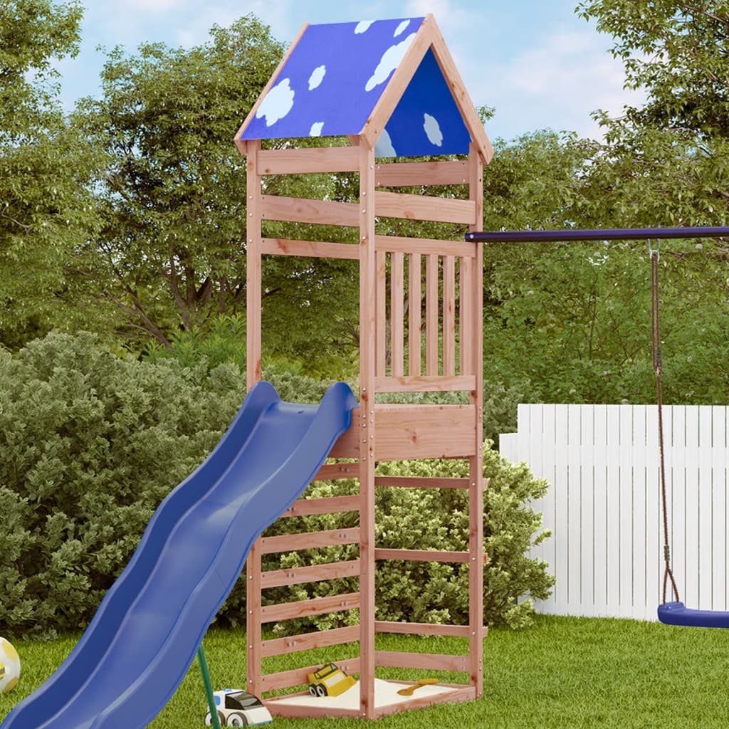 Vidaxl Play Tower avec mur d'escalade 85x52.5x265 cm Douglas Pinehout