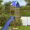 Vidaxl Play Tower avec mur d'escalade 85x52.5x265 cm Bois imprégné