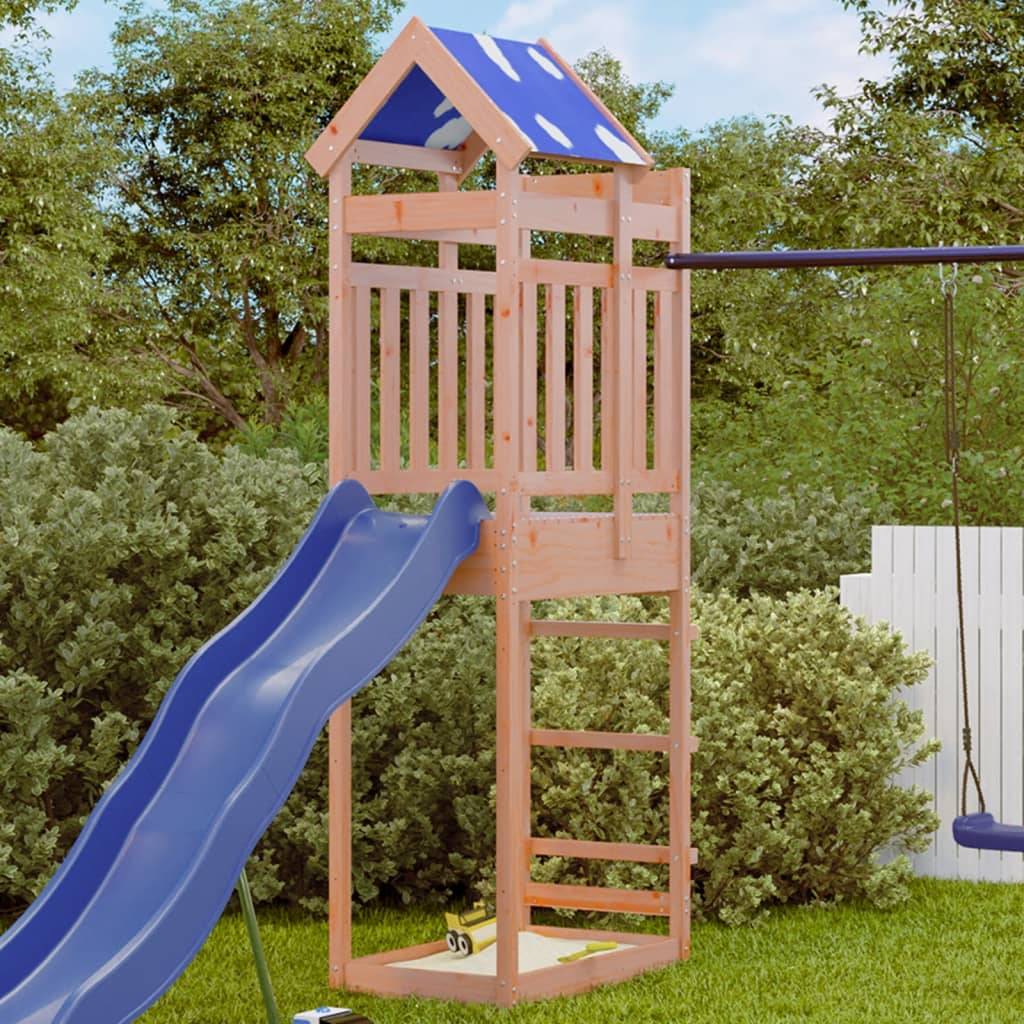Vidaxl Play Tower 85x52.5x239 cm Douglashout solide