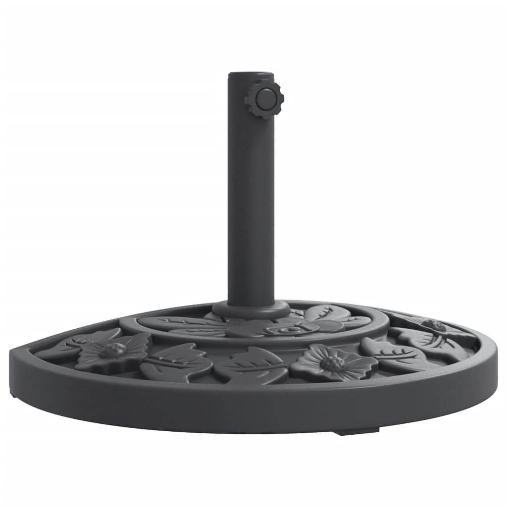 Pied de parasol vidaxl pour bâton de Ø38 48 mm 9 kg Hémisphère
