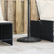 Pied de parasol vidaxl pour bâton de Ø38 48 mm 9 kg Hémisphère