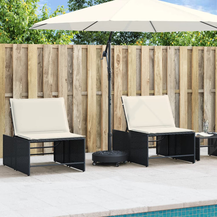 Pied de parasol Vidaxx à roulettes pour mât de ø38 48 mm 27 kg rond