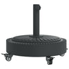 Pied de parasol Vidaxx à roulettes pour mât de ø38 48 mm 27 kg rond