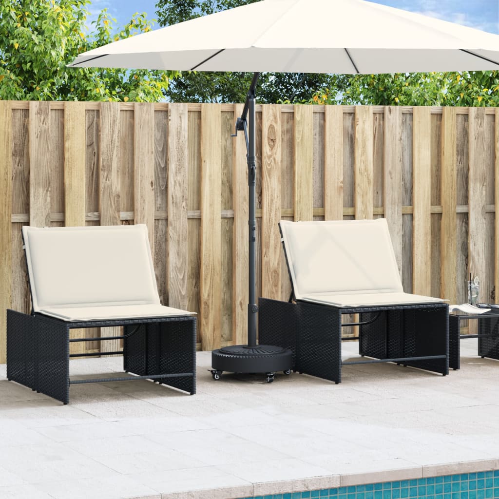 Pied de parasol Vidaxx à roulettes pour mât de ø38 48 mm 27 kg rond