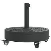 Pied de parasol Vidaxx à roulettes pour mât de ø38 48 mm 27 kg rond - afbeelding 2