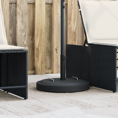 Base de parasol vidaxl avec poignées pour bâton de Ø38 48 mm 25 kg