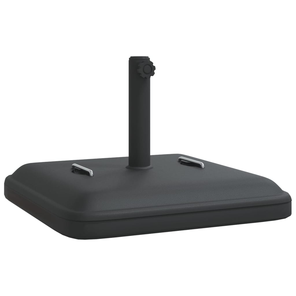 Base de parasol vidaxl avec poignées pour bâton Ø38 48 mm 27 kg carré