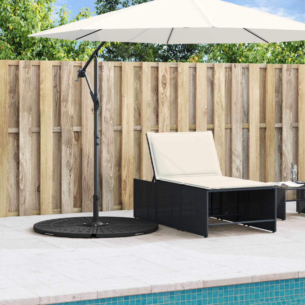 Vidaxl Poids parasol avec poignée pour support croisé 14 kg