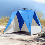 Vidaxl Beach Tent 4 Person étanche à libération rapide Azure Bleu - afbeelding 1