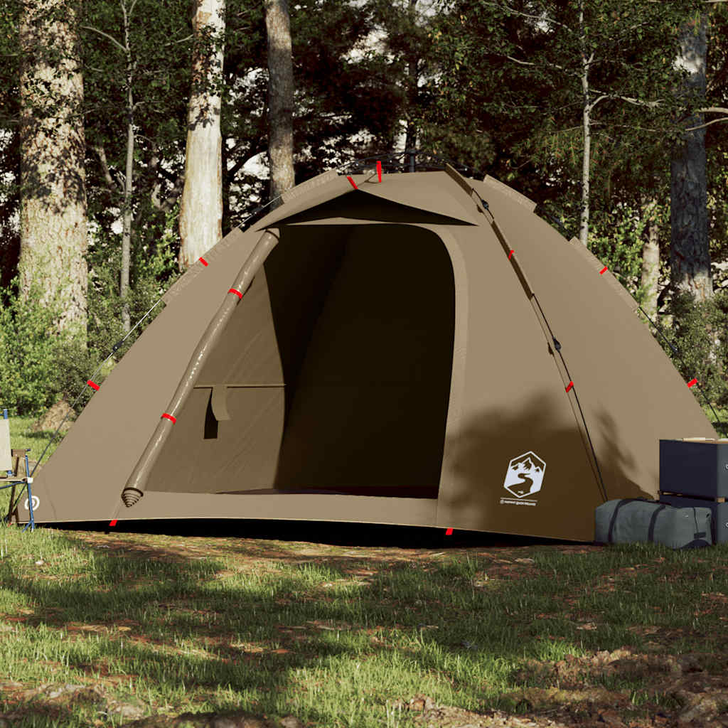 Vidaxl Fistent 4 Person Fast Release Olive Green