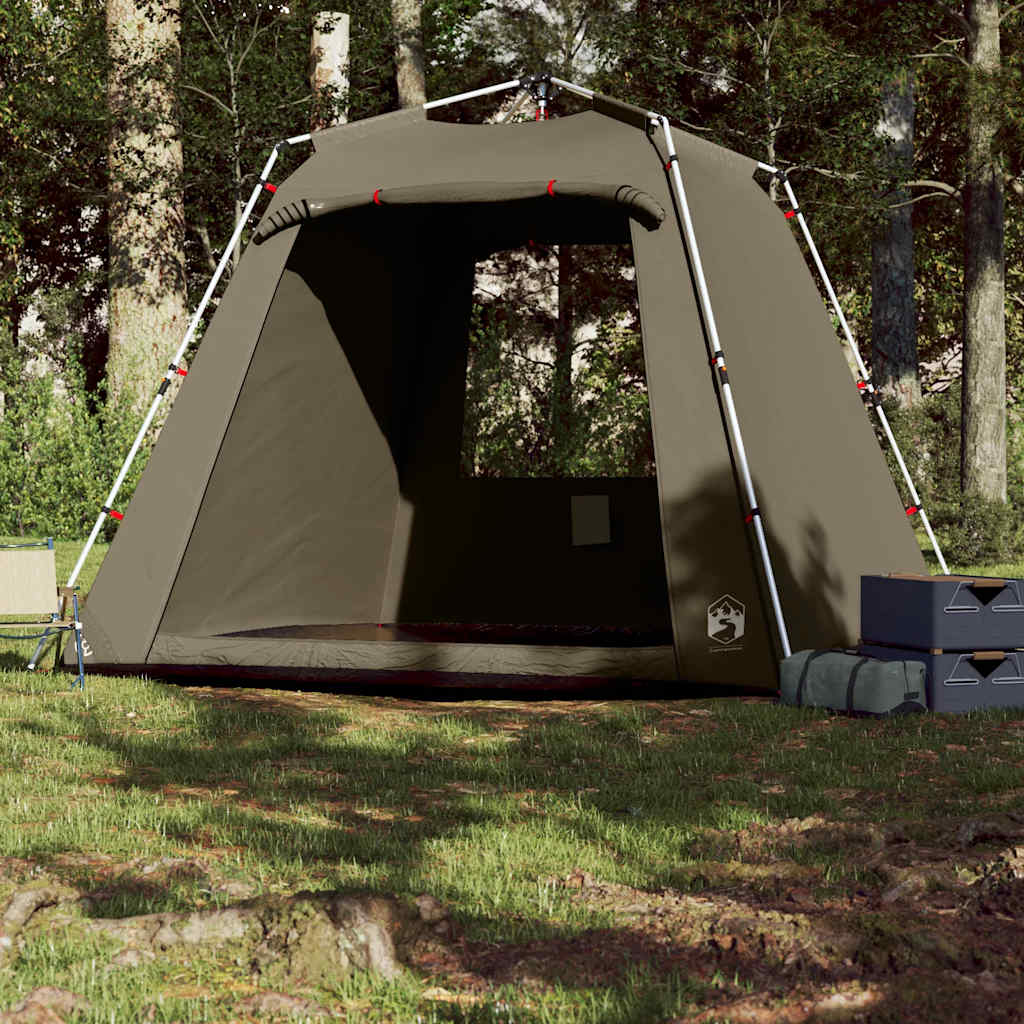 Vidaxl Fistent 4 Person Fast Release Olive Green
